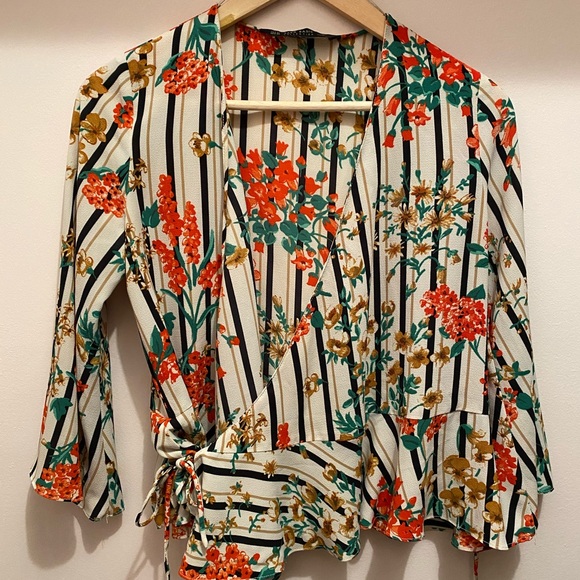 ZARA wrap blouse - Picture 2 of 4